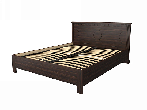 Кровать полуторная Milena-М-тахта с подъемным механизмом - Кровать в классическом стиле из массива с подъемным механизмом.